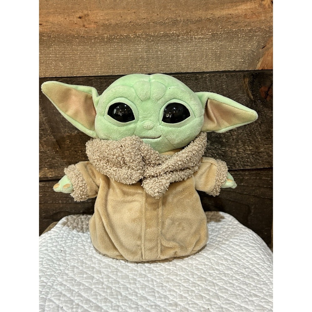 Star Wars Mandalorian The Child 11" Plush Baby Yoda Grogu Doll Mattel